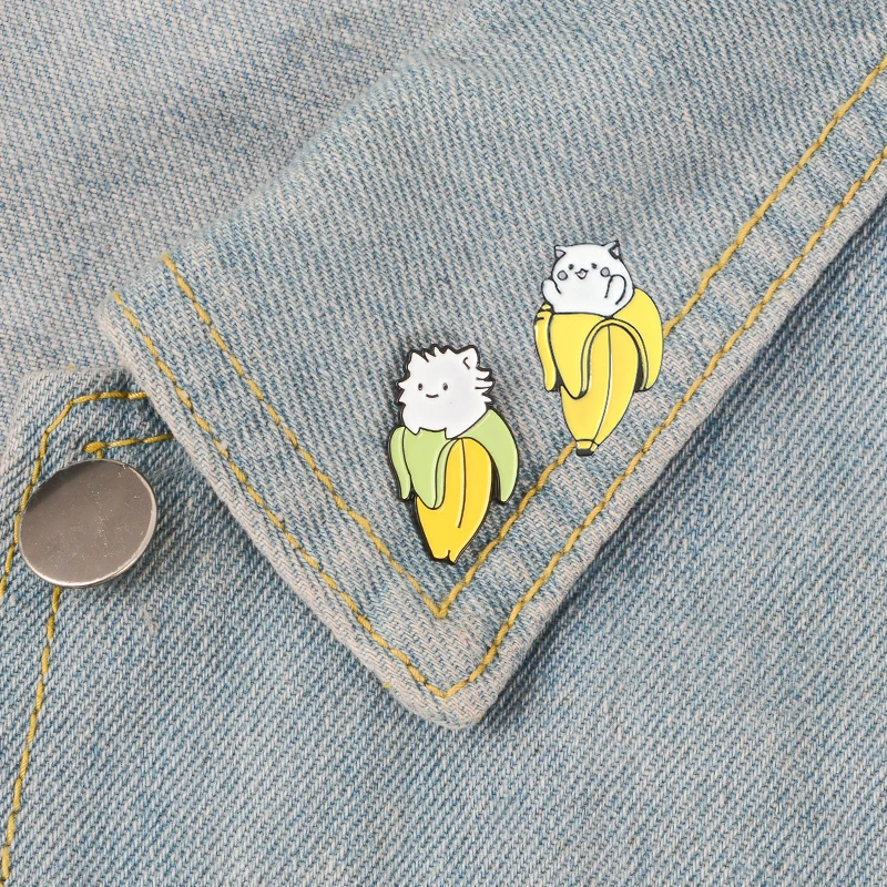 Super Cute ! Banana Cat pins Badges Brooches Cute Kawaii Animal Cat pins collection Gift for Cat Lover Kitty Mom Gifts
Super Cute ! Banana Cat pins Badges Brooches Cute Kawaii Animal Cat pins collection Gift for Cat Lover Kitty Mom Gifts