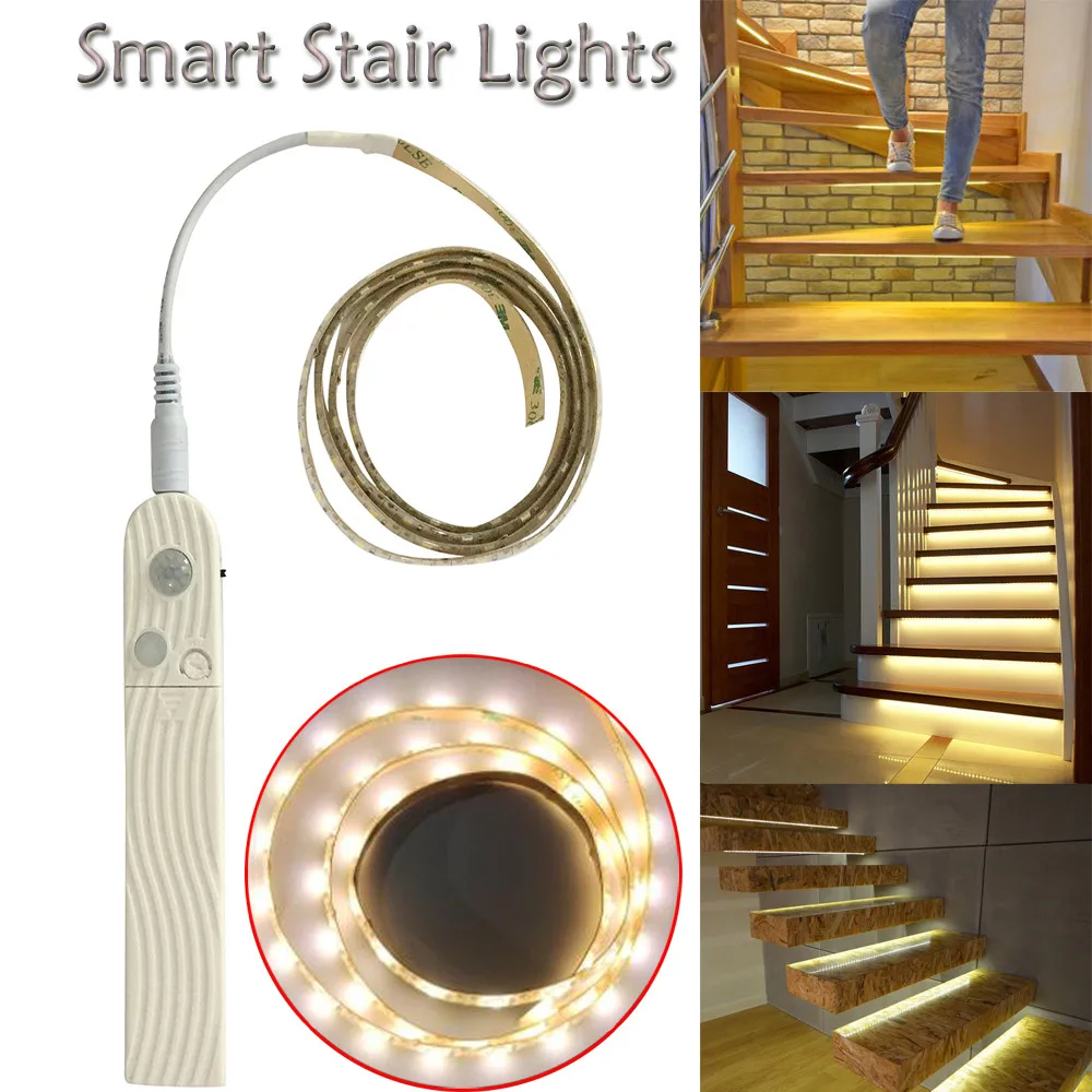 Indoor Motion Sensor Smart Controllers Smart Stair Lights Turn On When You Walk On Them Night Induction Stair Wardrobe Light
Indoor Motion Sensor Smart Controllers Smart Stair Lights Turn On When You Walk On Them Night Induction Stair Wardrobe Light