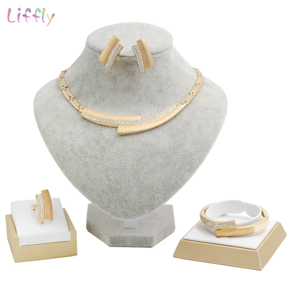 Liffly Bridal Jewelry Sets Fashion Dubai Gold Jewelry Women Wedding African Beads Jewelry Set Brand Necklace Jewellery
Liffly Bridal Jewelry Sets Fashion Dubai Gold Jewelry Women Wedding African Beads Jewelry Set Brand Necklace Jewellery