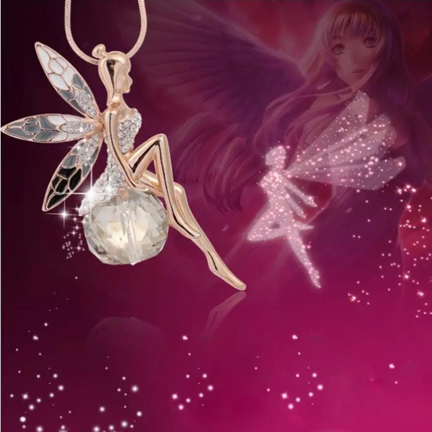 Magnificent Cool Lovely Angel Wings Choker Butterfly Crystal Necklace Long Sweater Chain Jewelry Accessories Pendientes Torque 
Magnificent Cool Lovely Angel Wings Choker Butterfly Crystal Necklace Long Sweater Chain Jewelry Accessories Pendientes Torque