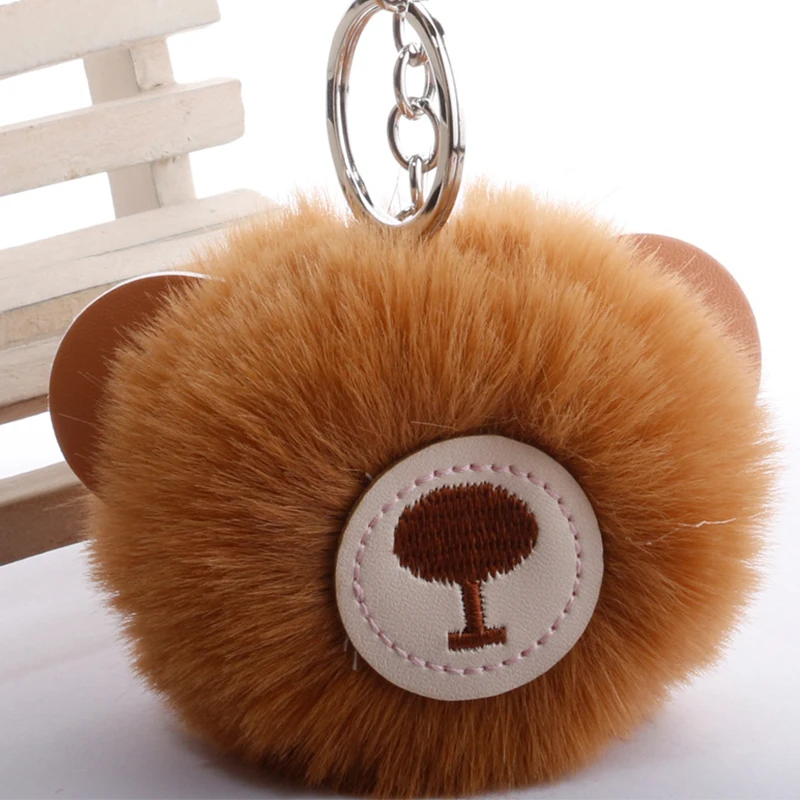 Cute Bear Key Chains Artificial Rabbit Fur Pompon Animal Key Ring Car Leather Keyholder Pendant For Bag Charm Chaveiro llaveros
Cute Bear Key Chains Artificial Rabbit Fur Pompon Animal Key Ring Car Leather Keyholder Pendant For Bag Charm Chaveiro llaveros