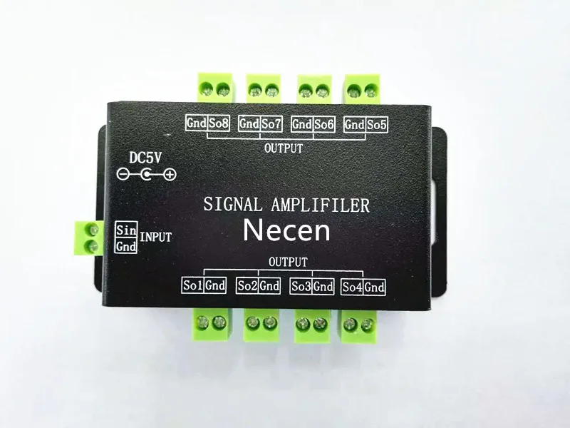 2811 and 2812B LED RGB colorful Strip lights Amplifier 8 connectors mini amplifier DC 5V
2811 and 2812B LED RGB colorful Strip lights Amplifier 8 connectors mini amplifier DC 5V