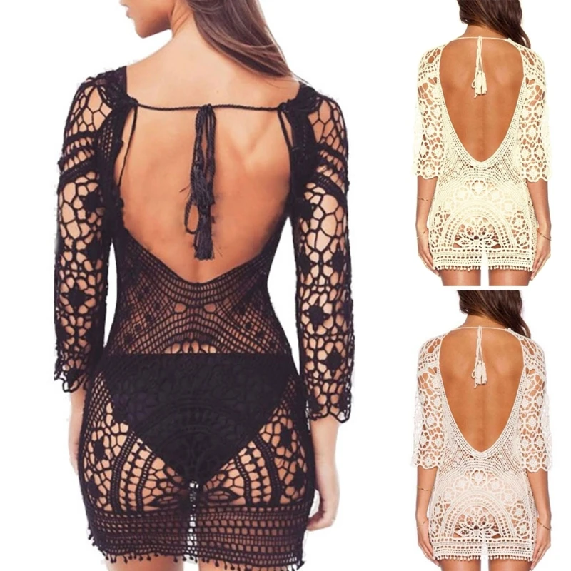 Bathing Suit Cover Up Crochet Lace Bikini Swimsuit
Bathing Suit Cover Up Crochet Lace Bikini Swimsuit