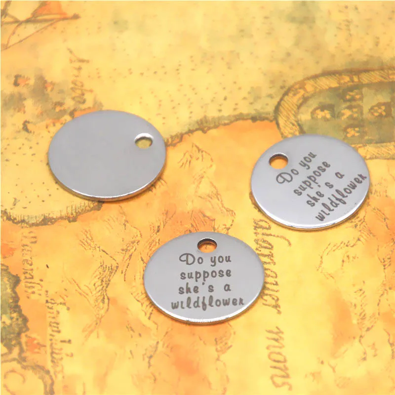10pcs/lot The Alice in Wonderland inspired charm Do you suppose she's a wildflower silver tone message charm pendant 20mm
10pcs/lot The Alice in Wonderland inspired charm Do you suppose she's a wildflower silver tone message charm pendant 20mm