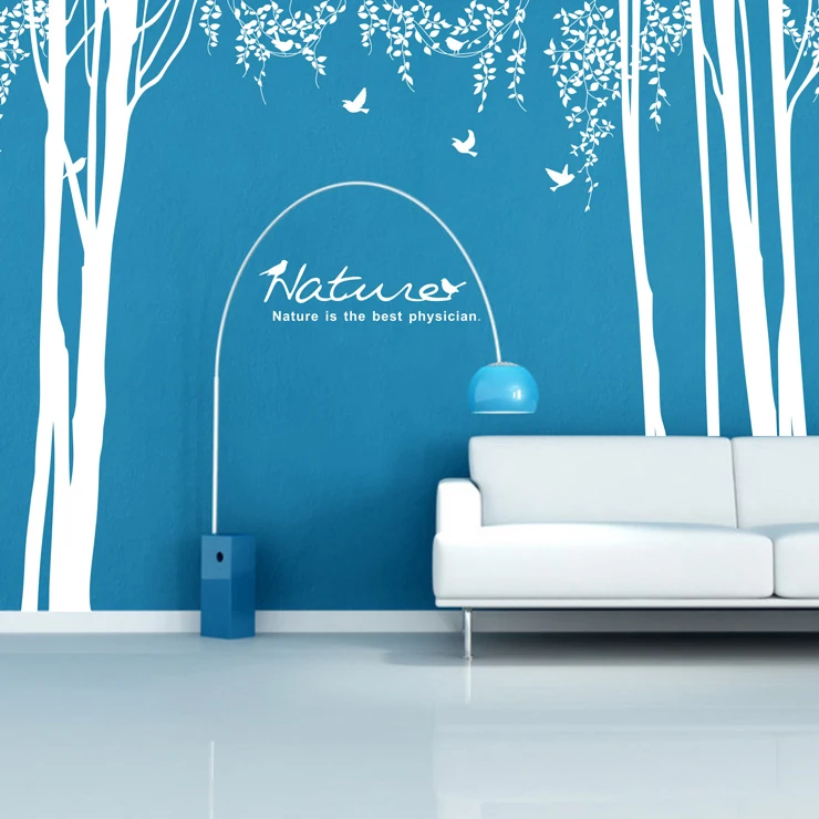 Tree and birds Large Wall Sticker Forest Design Tree Mural Art Wall Decals Room Plant Wall Covering Wall Paper Home Decoration
Tree and birds Large Wall Sticker Forest Design Tree Mural Art Wall Decals Room Plant Wall Covering Wall Paper Home Decoration