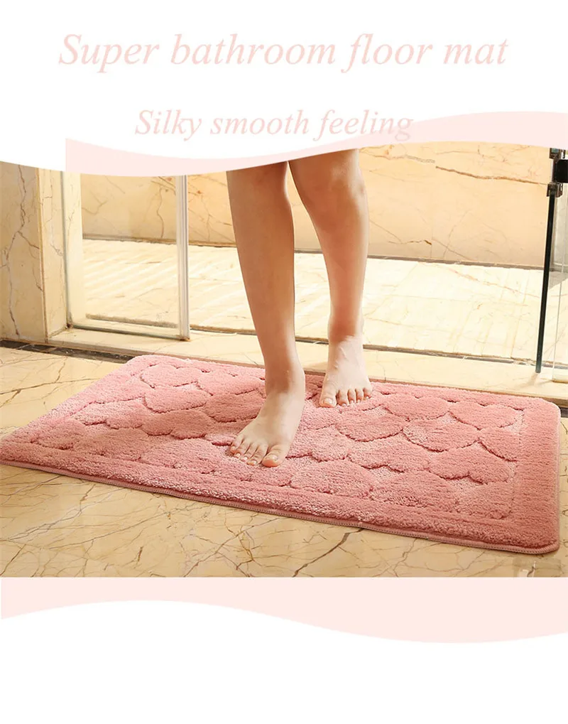 Doormat 45*70 Bath Mat Bathroom Carpet Water Absorption Morden Rugs Bathroom Mat kitchen Door Floor Mat Carpet
Doormat 45*70 Bath Mat Bathroom Carpet Water Absorption Morden Rugs Bathroom Mat kitchen Door Floor Mat Carpet