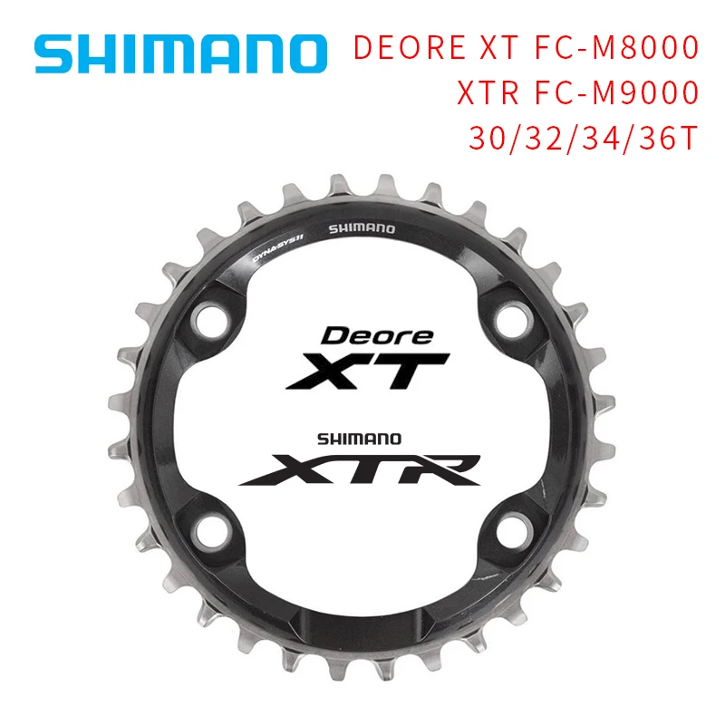 Shimano Deore XT Chainring FC-M8000 M9000 Bike Bicycle Cycling Single Chainring 30T/32T/34T/36T 1x11 speed
Shimano Deore XT Chainring FC-M8000 M9000 Bike Bicycle Cycling Single Chainring 30T/32T/34T/36T 1x11 speed
