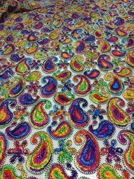 special colorful flower embroidery tulle mesh lace fabric with beads and stones for evening dress
special colorful flower embroidery tulle mesh lace fabric with beads and stones for evening dress