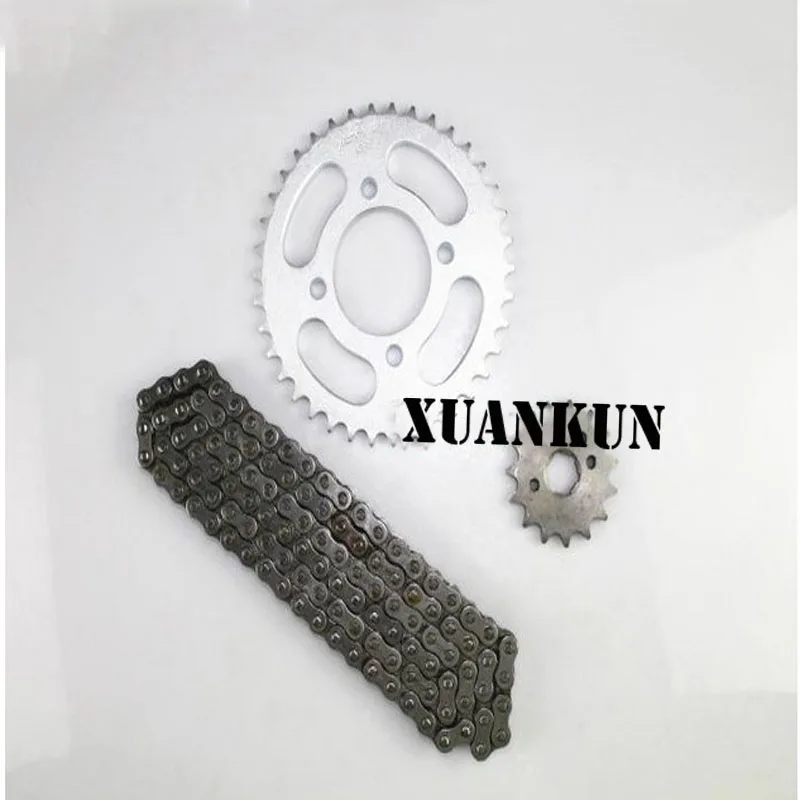 XUANKUN Motorcycle Chain Chain Wheel 125 JD125 Size Sprocket Tooth Disk Chain Cover Chain 428H-116L
XUANKUN Motorcycle Chain Chain Wheel 125 JD125 Size Sprocket Tooth Disk Chain Cover Chain 428H-116L
