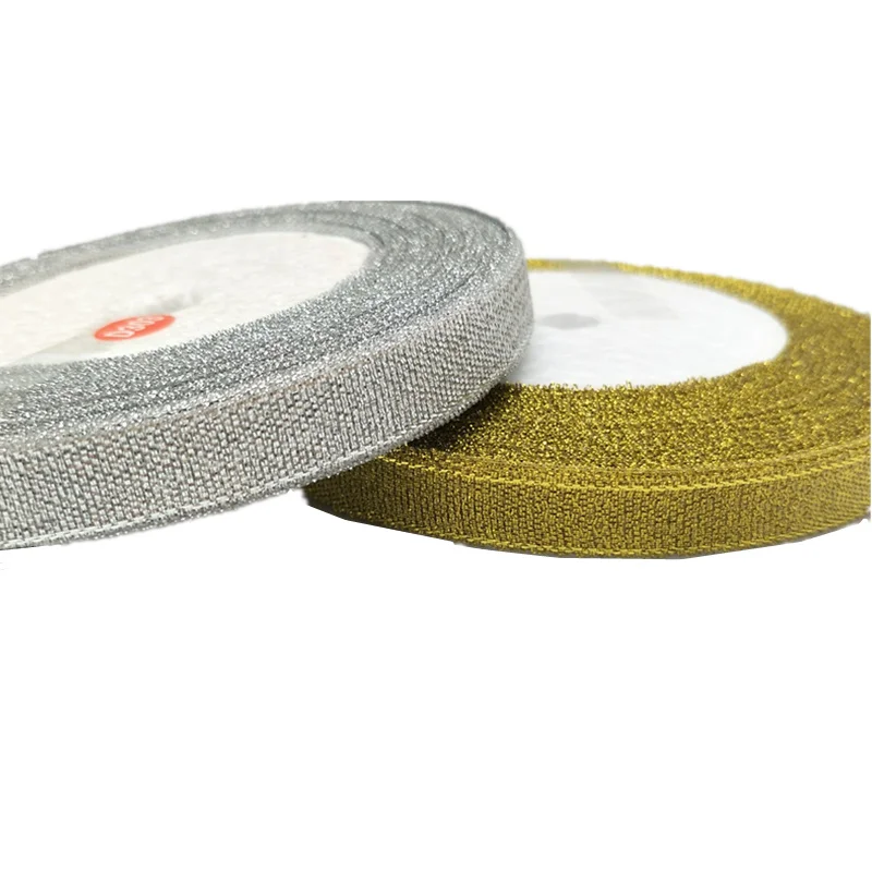 25 Yard 10mm Gold/Silver Organza Ribbon Sparkle Fabric Ribbon For Christmas Holiday, Birthday Gift Wrapping, 5BB5528
25 Yard 10mm Gold/Silver Organza Ribbon Sparkle Fabric Ribbon For Christmas Holiday, Birthday Gift Wrapping, 5BB5528