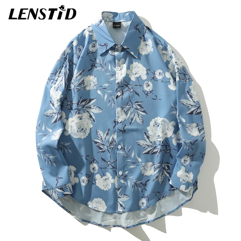 LENSTID 2019 Hip Hop Long Sleeve Oversized Harajuku Shirt Streetwear Loose Fit Hawaiian Shirt Floral Autumn Casual Tops Clothes
LENSTID 2019 Hip Hop Long Sleeve Oversized Harajuku Shirt Streetwear Loose Fit Hawaiian Shirt Floral Autumn Casual Tops Clothes