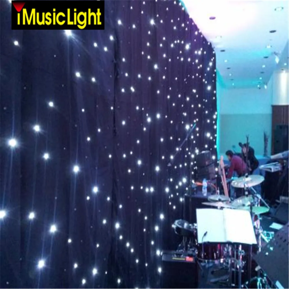 Fireproof Fabric 3Mx6M DMX LED Starcloth Tianxin LEDS White LED Black Cloth Matrix Backdrop Stage DJ Pub LED Curtain
Fireproof Fabric 3Mx6M DMX LED Starcloth Tianxin LEDS White LED Black Cloth Matrix Backdrop Stage DJ Pub LED Curtain