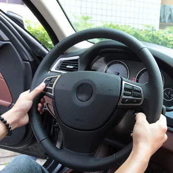 New!! ABS Chrome Steering Wheel Button Cover Trim For BMW 5 7 Series F10 520 525 2011-2017 Car Styling Set of 2pcs
New!! ABS Chrome Steering Wheel Button Cover Trim For BMW 5 7 Series F10 520 525 2011-2017 Car Styling Set of 2pcs
