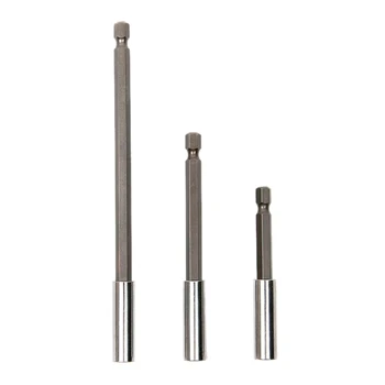 3Pcs/set Quick Release 60/100/150mm Magnetic Screwdriver Extension Bit Holder 1/4" Hex Shank Screwdriver Drill Bits
3Pcs/set Quick Release 60/100/150mm Magnetic Screwdriver Extension Bit Holder 1/4" Hex Shank Screwdriver Drill Bits