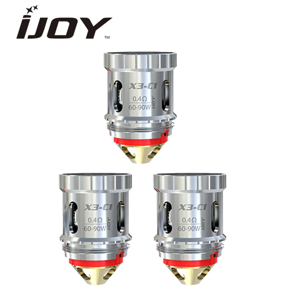 3PCS/Pack Eletronic Cigarette Atomizer Core Ijoy Atomizer Coils X3-Mesh Coil/ X3-C1S Coil For IJOY Avenger Sub Ohm Tank
3PCS/Pack Eletronic Cigarette Atomizer Core Ijoy Atomizer Coils X3-Mesh Coil/ X3-C1S Coil For IJOY Avenger Sub Ohm Tank
