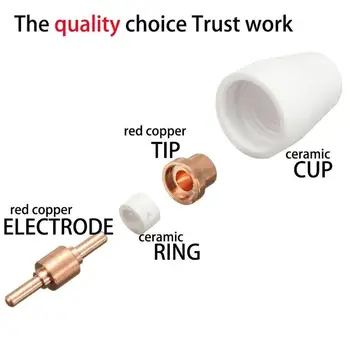 PT-31 Plasma Cutter tip Torch Consumables Accessories standard Tips/Suitable for pt31 plasma cutting torch consumables
PT-31 Plasma Cutter tip Torch Consumables Accessories standard Tips/Suitable for pt31 plasma cutting torch consumables