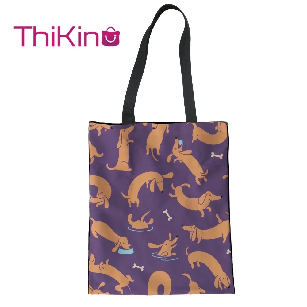 Thikin Dachshund Pattern Canvas Bag for Kawaii Girls Shopping Handbags Cool Summer Fruits Portable Bag for Women Bags Designer
Thikin Dachshund Pattern Canvas Bag for Kawaii Girls Shopping Handbags Cool Summer Fruits Portable Bag for Women Bags Designer