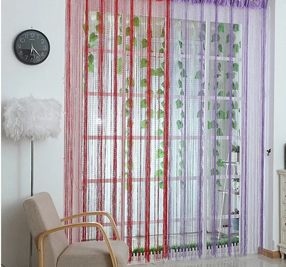 Line Curtains String Curtains Silver Thread Window Blind Vanlance Room Partition Curtain
Line Curtains String Curtains Silver Thread Window Blind Vanlance Room Partition Curtain