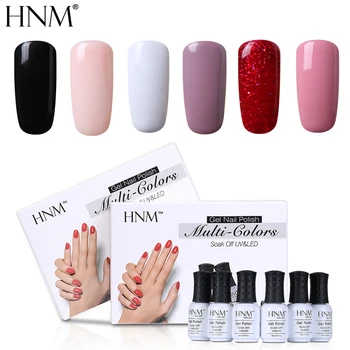 HNM UV Gel Nail Polish Gift Box 6pc/lot 8ML LED Lamp Gel Polish Paint Gellak Nail Gel Set Hybrid Varnish Stamping Gelpolish Kit
HNM UV Gel Nail Polish Gift Box 6pc/lot 8ML LED Lamp Gel Polish Paint Gellak Nail Gel Set Hybrid Varnish Stamping Gelpolish Kit
