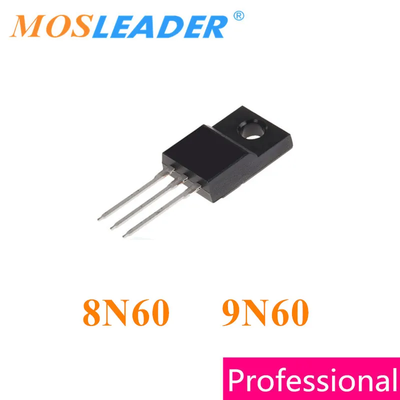 Mosleader 8N60 9N60 TO220F 100 шт. 7A 8A 9A 600V N-Channel FQPF8N60 FQPF9N60 FQPF8N60C FQPF9N60C китайские товары высокого