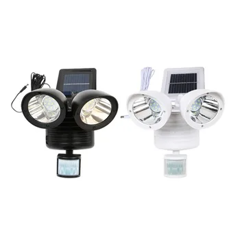 22 LED Solar Light Body Sensor Outdoor Wall Lamp Double-headed Spotlights Highlight for Garden Yard
22 LED Solar Light Body Sensor Outdoor Wall Lamp Double-headed Spotlights Highlight for Garden Yard