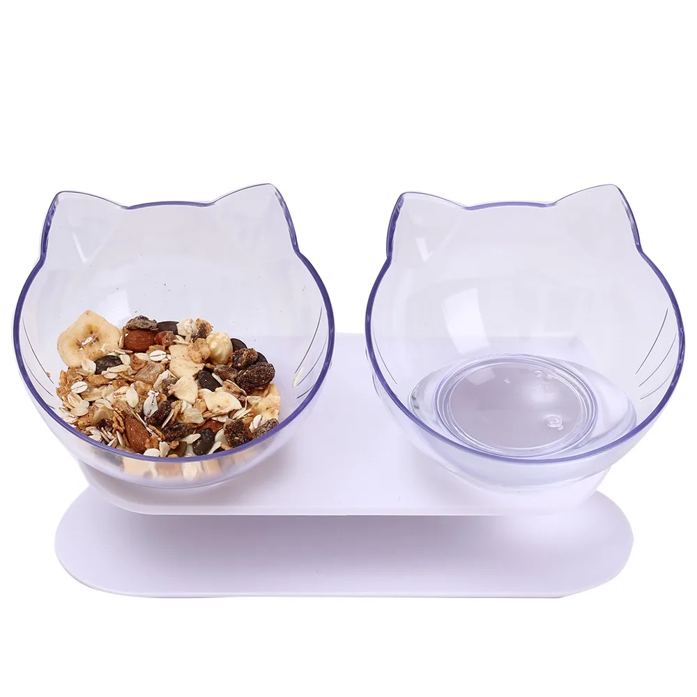 Adjustable Double Cat Bowls Anti-Slip with Stand Removable Food Holder for protection of Pet cervical vertebra Pet Food Feeder
Adjustable Double Cat Bowls Anti-Slip with Stand Removable Food Holder for protection of Pet cervical vertebra Pet Food Feeder