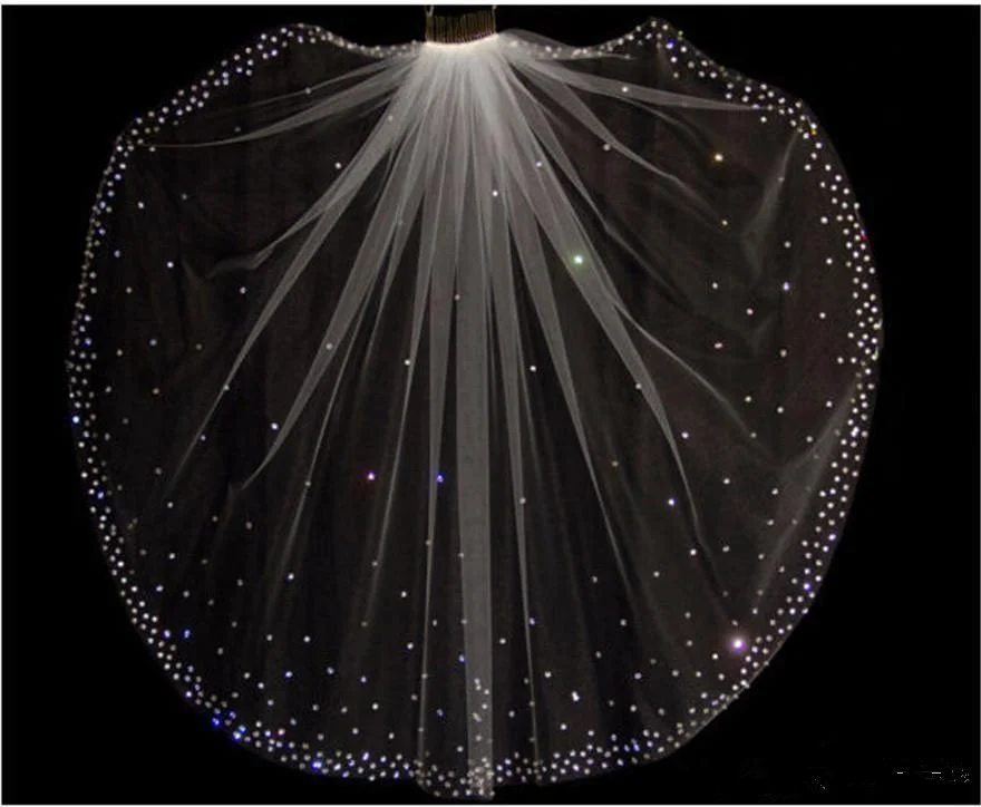 2019 Glitter Bling Bling Hot Sale Sparkling High Quality 1 Layer Crystals Wedding Veils With Comb White Ivory Bridal Accessories
2019 Glitter Bling Bling Hot Sale Sparkling High Quality 1 Layer Crystals Wedding Veils With Comb White Ivory Bridal Accessories