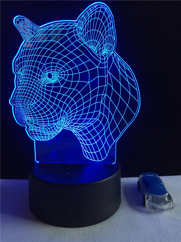 Hot Sale Animal Leopard Head 3D LED USB Lamp 7 Colors Changing Touch Sensor Floodlights RC Night Light Bulb Child kids toys gift
Hot Sale Animal Leopard Head 3D LED USB Lamp 7 Colors Changing Touch Sensor Floodlights RC Night Light Bulb Child kids toys gift