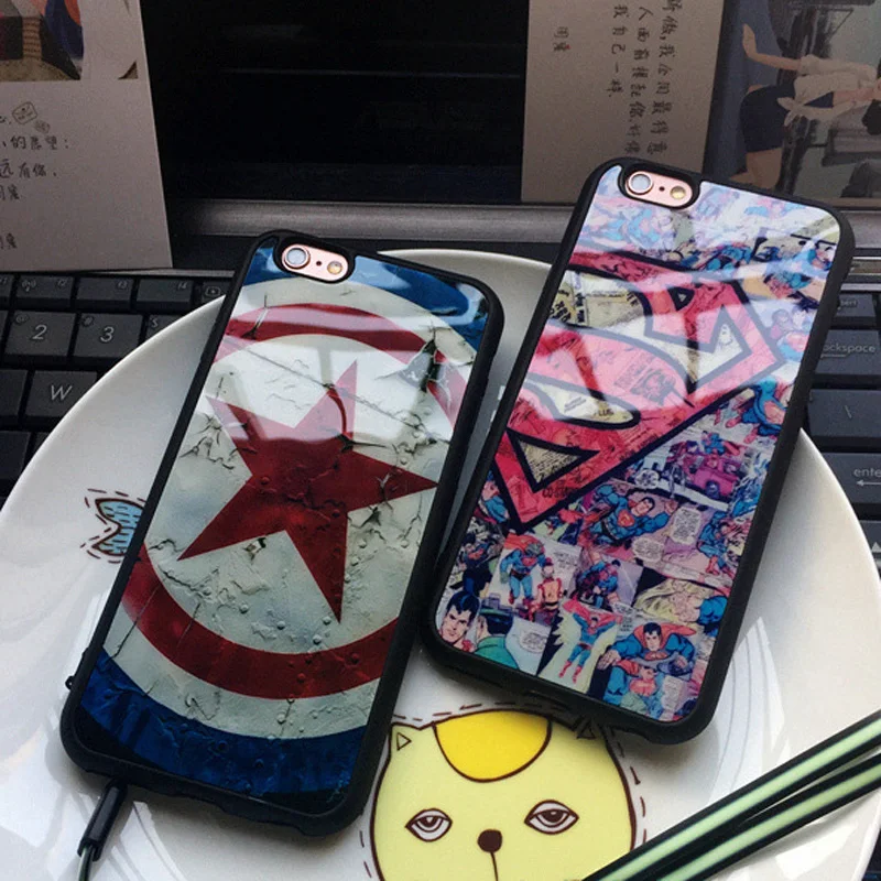 America Star Captain Superman Soft Silicone Frame half Mirror Back Cover Phone Case For iphone 7 6 6s 4.7 / 7 Plus 5 5S SE Capa
America Star Captain Superman Soft Silicone Frame half Mirror Back Cover Phone Case For iphone 7 6 6s 4.7 / 7 Plus 5 5S SE Capa
