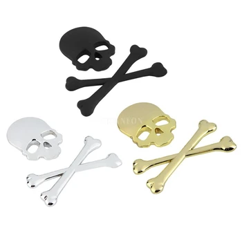 500Pcs/Lot 3d 3m Skull Metal Skeleton Crossbones Car Motorcycle Sticker Skull Emblem Badge Car Styling Stickers Accessories
500Pcs/Lot 3d 3m Skull Metal Skeleton Crossbones Car Motorcycle Sticker Skull Emblem Badge Car Styling Stickers Accessories