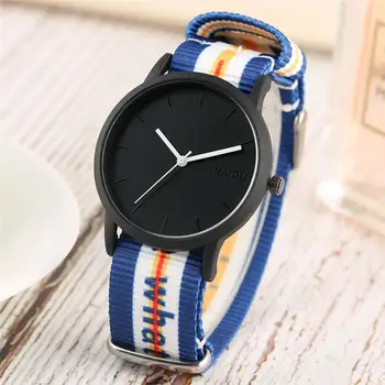 Mens Watch Quartz Analog Colorful Nylon Band Wristwatch Simple No Digital Dial Male Gift Relojes Relogio MasculinoPara Hombre
Mens Watch Quartz Analog Colorful Nylon Band Wristwatch Simple No Digital Dial Male Gift Relojes Relogio MasculinoPara Hombre