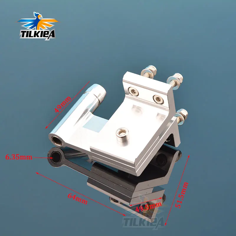 RC Boat 6.35mm Shaft Bracket Aluminum Strut For 1/4" 6.35mm Flex Cable Methanol Gasoline Boat
RC Boat 6.35mm Shaft Bracket Aluminum Strut For 1/4" 6.35mm Flex Cable Methanol Gasoline Boat