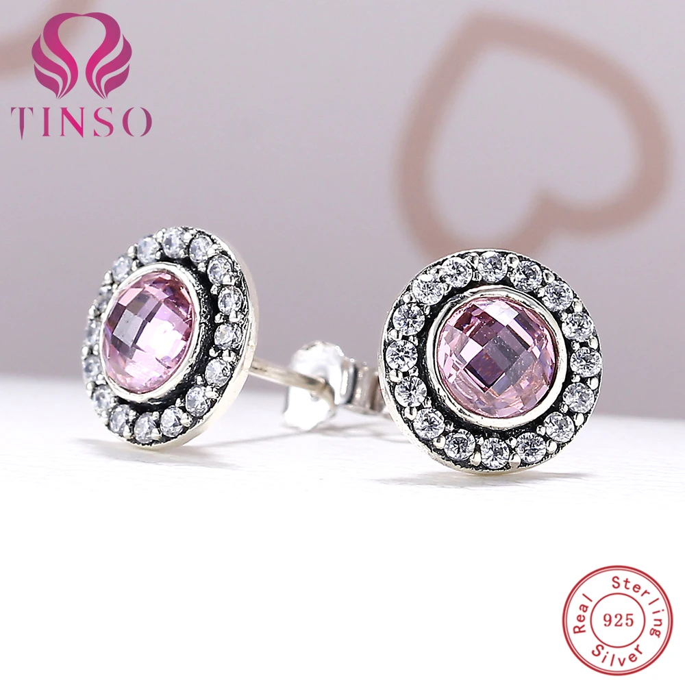 TINSO 2017 Women Jewelry Authentic 925 Sterling Silver Luxury Crystal Cubic Zirconia Stud Earrings Lady Earings Accessory
TINSO 2017 Women Jewelry Authentic 925 Sterling Silver Luxury Crystal Cubic Zirconia Stud Earrings Lady Earings Accessory