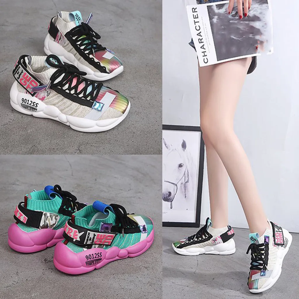 2019 Neoclassical Fashion Cool Shiny Muffin Leisure Fluorescent Women Sports Shoes Scarpe da donna Buty damskie
2019 Neoclassical Fashion Cool Shiny Muffin Leisure Fluorescent Women Sports Shoes Scarpe da donna Buty damskie
