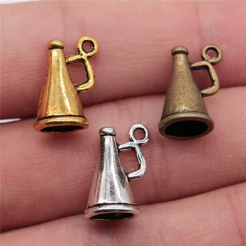 WYSIWYG 15pcs 15x9x9mm Charm Speaker 3 Colors 3D Speaker Loudspeaker Megaphone Cheerleading Charms For Jewelry Making
WYSIWYG 15pcs 15x9x9mm Charm Speaker 3 Colors 3D Speaker Loudspeaker Megaphone Cheerleading Charms For Jewelry Making