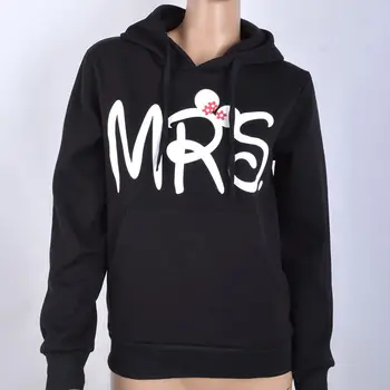 MR/MRS Letter Print Plus Velvet Long Sleeve Casual Loose Hooded Sweatshirts Black Color Pullovers Tops Hoodies Female Couple
MR/MRS Letter Print Plus Velvet Long Sleeve Casual Loose Hooded Sweatshirts Black Color Pullovers Tops Hoodies Female Couple