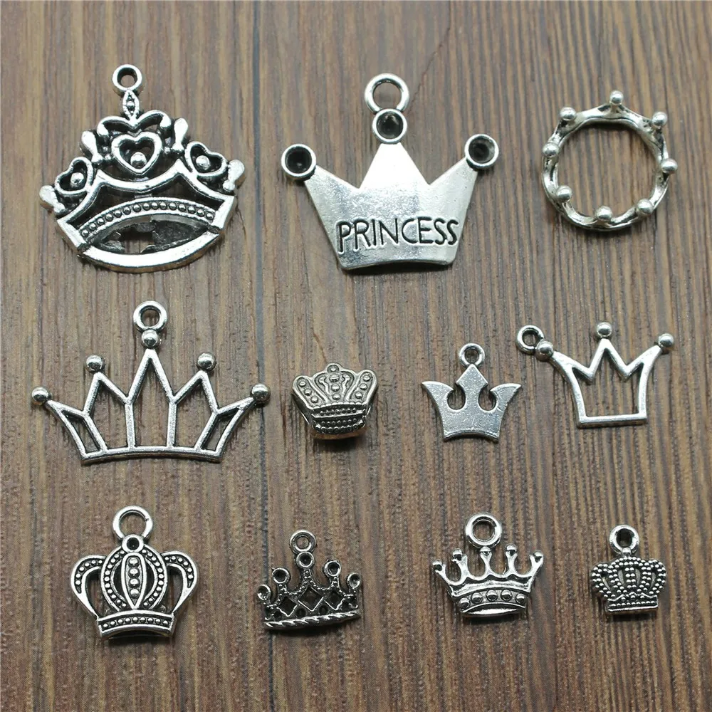 Crown Charms Antique Silver Princess Crown Charms Pendants For Bracelets Imperial Crown Charms
Crown Charms Antique Silver Princess Crown Charms Pendants For Bracelets Imperial Crown Charms