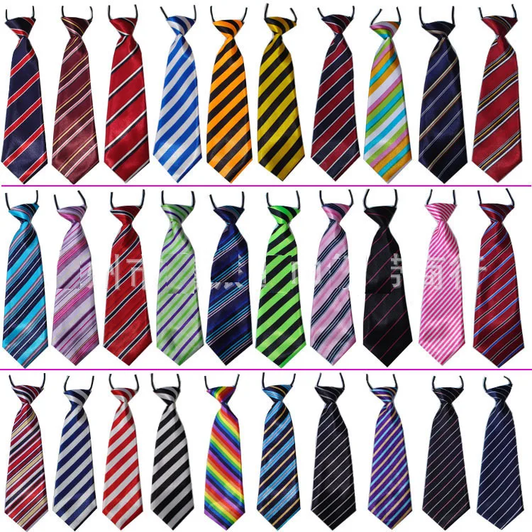 

New arrive 50PC/Lot Stripes Large Dog Neckties Mix style large ties For Big Pet Dogs Ties Grooming Bow Ties Dog Supplies