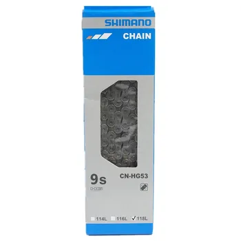 SHIMANO CN HG53 9S 9 Speed Chain 118L Link MTB Road Bicycle Part with original box
SHIMANO CN HG53 9S 9 Speed Chain 118L Link MTB Road Bicycle Part with original box