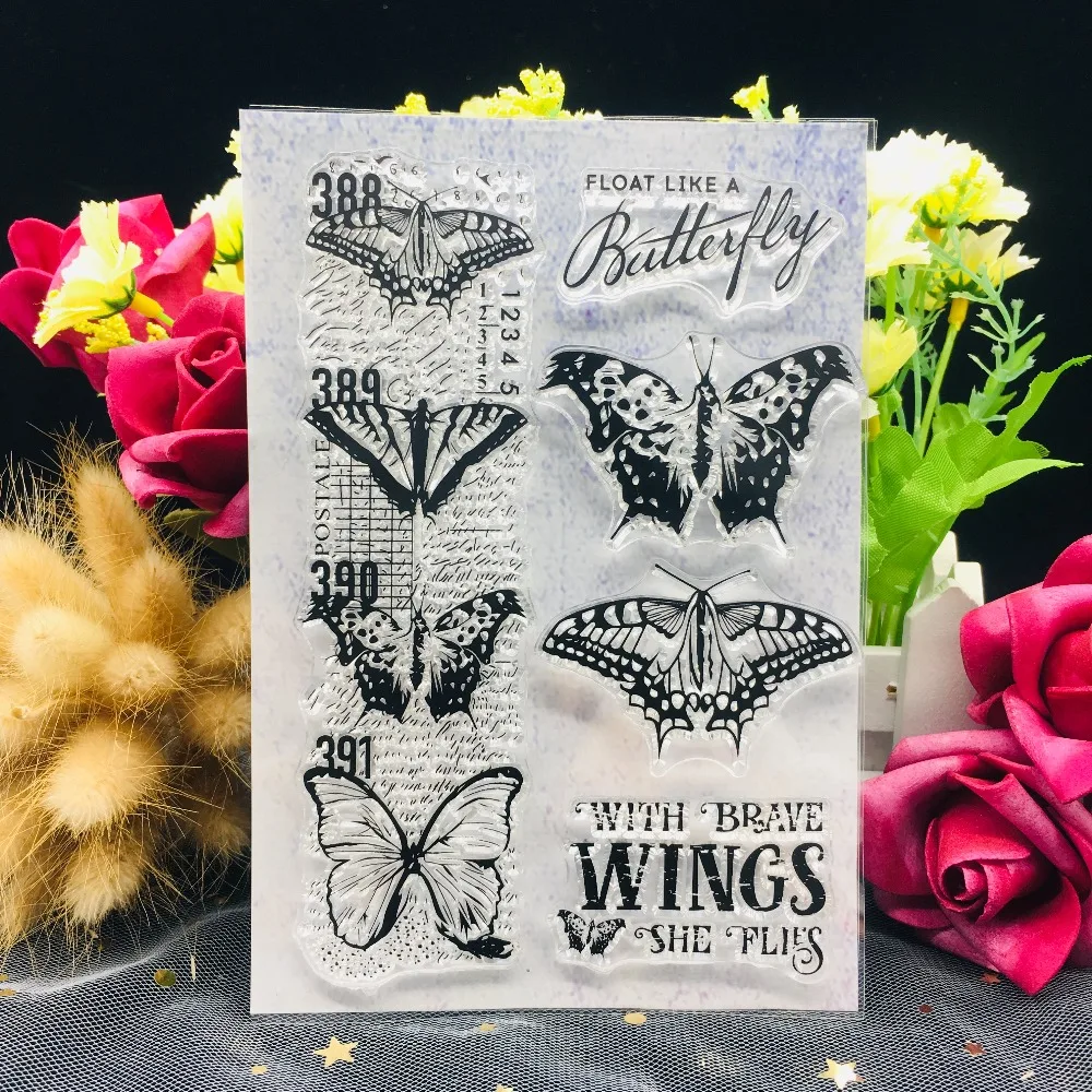 Cartoon Butterfly Transparent Clear Silicone Stamp DIY Scrapbook Sticker Album Envelope Diary Home Decoration Rubber Stamps A346
Cartoon Butterfly Transparent Clear Silicone Stamp DIY Scrapbook Sticker Album Envelope Diary Home Decoration Rubber Stamps A346