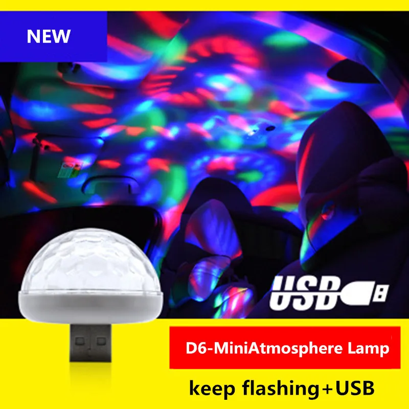 Car LED Decorative Lamp Mini RGB Atmosphere Light Auto Interior LED USB Club Disco Magic Stage Effect Lights Car Styling Decor
Car LED Decorative Lamp Mini RGB Atmosphere Light Auto Interior LED USB Club Disco Magic Stage Effect Lights Car Styling Decor