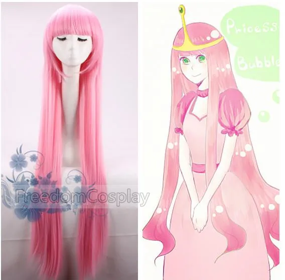 Adventure Time cosplay Princess Bubblegum Cosplay hairwear 
Adventure Time cosplay Princess Bubblegum Cosplay hairwear
