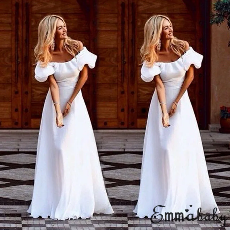 2018 Fashion Boho Womens Holiday Off Shoulder White Floral Maxi Ladies Summer Beach Party Sexy Dress
2018 Fashion Boho Womens Holiday Off Shoulder White Floral Maxi Ladies Summer Beach Party Sexy Dress