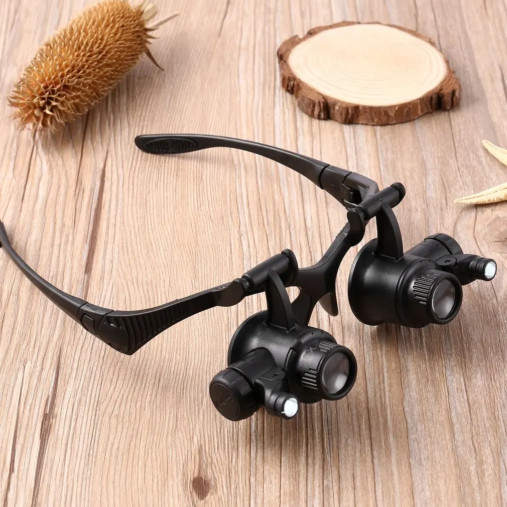 Watch Repair Magnifier Magnifying Glasses 10X 15X 20X 25X Dual Eye Jewelry With 2 LED Lights New Loupe Lens Microscope
Watch Repair Magnifier Magnifying Glasses 10X 15X 20X 25X Dual Eye Jewelry With 2 LED Lights New Loupe Lens Microscope
