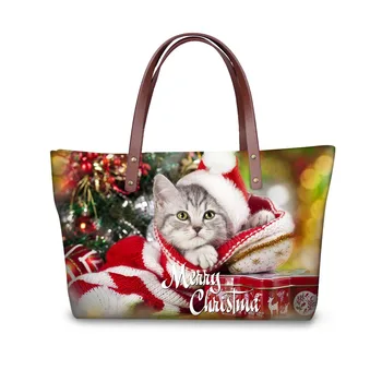 Noisydesigns Women Handbag Shoulder Bags Christmas animals cute Pattern Lady Capacity Hot Waterproof Handle Bags Bolsas Large
Noisydesigns Women Handbag Shoulder Bags Christmas animals cute Pattern Lady Capacity Hot Waterproof Handle Bags Bolsas Large