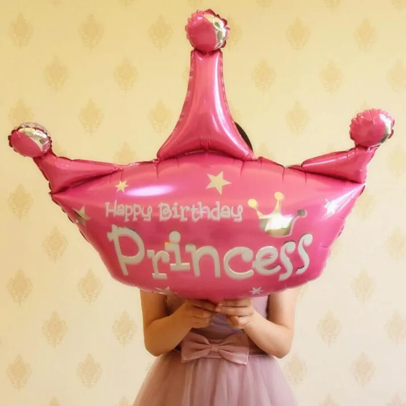 Large Pink Blue Helium Balloon Prince Princess Crown Foil Balloons Kids Boy Girl Birthday Party Decoration Halloween Christmas
Large Pink Blue Helium Balloon Prince Princess Crown Foil Balloons Kids Boy Girl Birthday Party Decoration Halloween Christmas