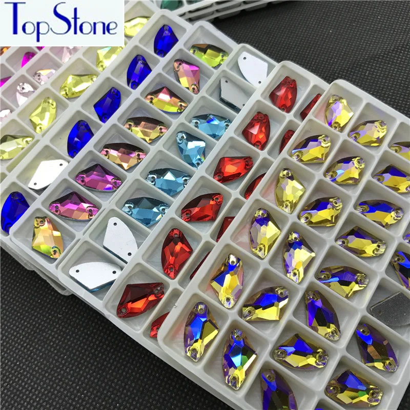 Topstone AX Shape Sew On Rhinestone Glass Crystal 9X14mm Flatback 2 holes Galactic sew-on Stone for costume Dress
Topstone AX Shape Sew On Rhinestone Glass Crystal 9X14mm Flatback 2 holes Galactic sew-on Stone for costume Dress