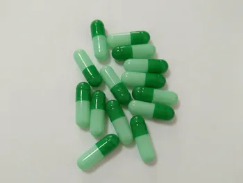 (10,000pcs/pack) Size 2# dark green/light green Color Enteric Coated Empty Capsules---Tops & Bottoms closed
(10,000pcs/pack) Size 2# dark green/light green Color Enteric Coated Empty Capsules---Tops & Bottoms closed