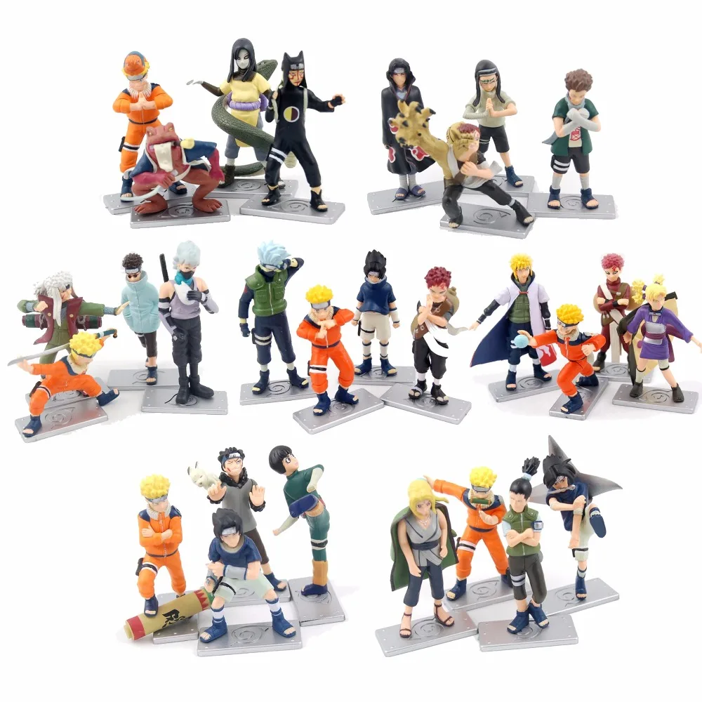 4Pcs/Set Naruto Uzumaki Sasuke Orochimaru Kankuro Rokku Rii Gaara Yondaime PVC Action Figure Model Dolls Toys Great Gift 7-10cm
4Pcs/Set Naruto Uzumaki Sasuke Orochimaru Kankuro Rokku Rii Gaara Yondaime PVC Action Figure Model Dolls Toys Great Gift 7-10cm