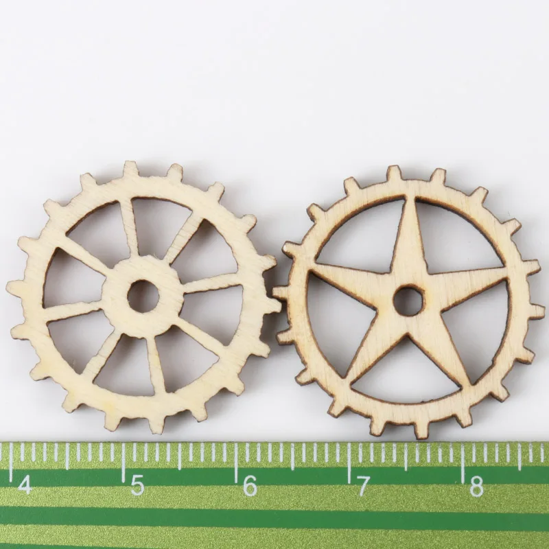 Mixed Wheel Gear Pattern Natrual Wooden Scrapbooking Hollow Craft Round Random for Home Decoration 25mm 50pcs
Mixed Wheel Gear Pattern Natrual Wooden Scrapbooking Hollow Craft Round Random for Home Decoration 25mm 50pcs